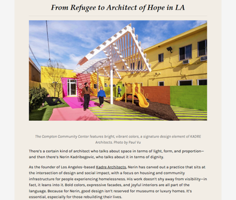 Media and Awards Template